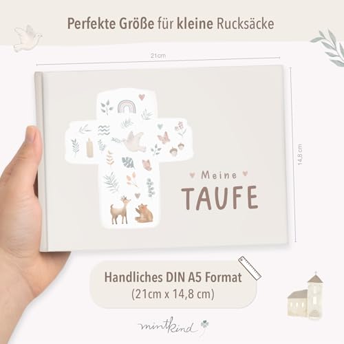 mintkind Erinnerungsalbum „Meine Taufe" Beige – Taufgeschenk