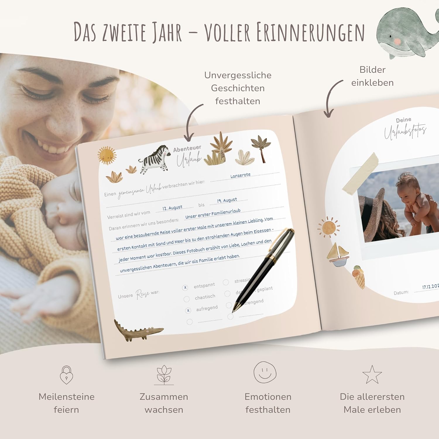MeinBaby123® Babyalbum: Erinnerungen an das 2. Lebensjahr MeinBaby123® Babyalbum: Erinnerungen an das 2. Lebensjahr