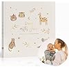 MeinBaby123 Babyalbum „Dein erstes Jahr" vergoldet – 136 Seiten, Boho Beige