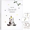 OLGS Babyalbum „Lino – Das bin ich!" mit Golddruck & Meilenstein-Stickern