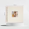 Vienrose Fotoalbum zum Selbstgestalten 20,5×20,5 cm – DIY Scrapbook, Leinen