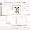 mintkind Babyalbum „Mein erstes Jahr" Salbei – 176 Seiten & Sticker