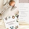 HuBorns Babyalbum „Mein erstes Jahr" bis 5 Jahre, mit Stickern