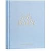 Lanpn Hello Baby Babytagebuch (5 Jahre), Leinen-Hardcover Blau