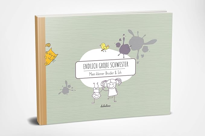 Geschwisterbuch „Kleiner Bruder & große Schwester" – Öko, DIN A5