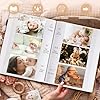Lanpn „Hello Little Love" Baby-Fotoalbum – 300 Fotos, Leinen Beige