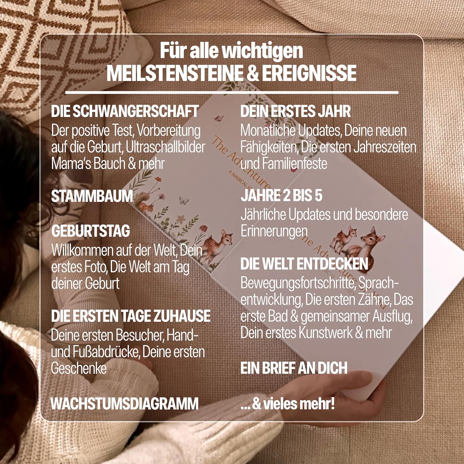 Minime® Babyalbum: Zeitloses Geschenk von Geburt bis zum 5. Lebensjahr