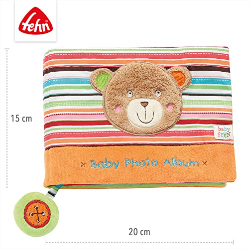 Fehn Stoff-Fotoalbum Teddy – zum Fühlen & Entdecken, ab 0 Monaten