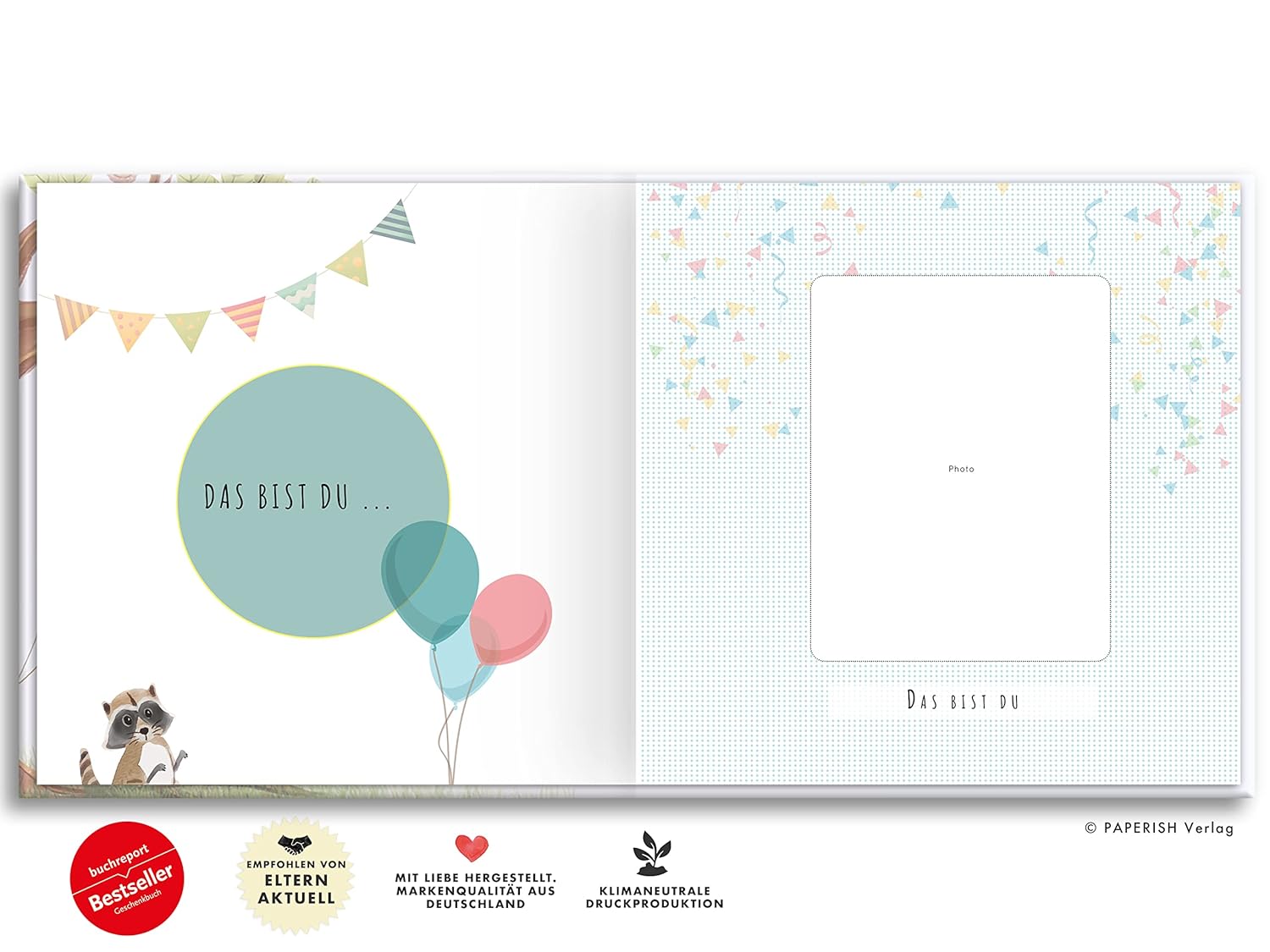Babyalbum - UNSER ERSTES GEMEINSAMES JAHR: Ein bezauberndes Erinnerungsalbum zur Geburt