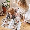 Lanpn Hello Baby Fotoalbum – 300 Fotos (10×15), Leinen bunt