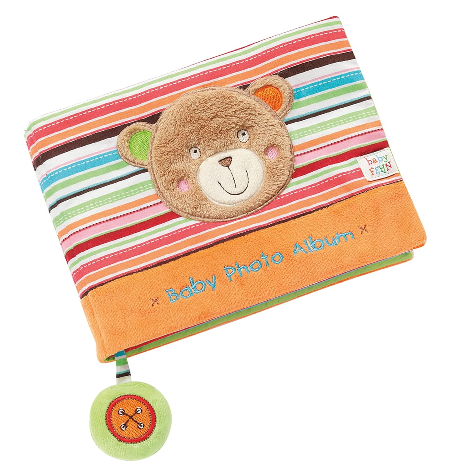 Fehn Stoff-Fotoalbum Teddy – zum Fühlen & Entdecken, ab 0 Monaten