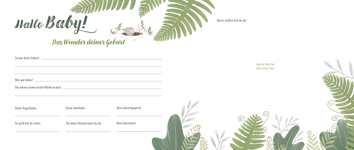 Hallo, kleiner Schatz! – Dein unvergessliches Babyalbum Hallo, kleiner Schatz! – Dein unvergessliches Babyalbum