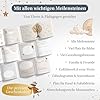 Eulentaler Babyalbum „Scandi" – Echtes Leinencover mit Goldprägung
