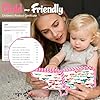 Fintie Baby-Stofffotoalbum „Regenherzen" – 18 Fotos, mit Haken
