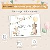 Geburtstagsbuch „Meine Geburtstage 1–12" – Erinnerungsalbum, DIN A5