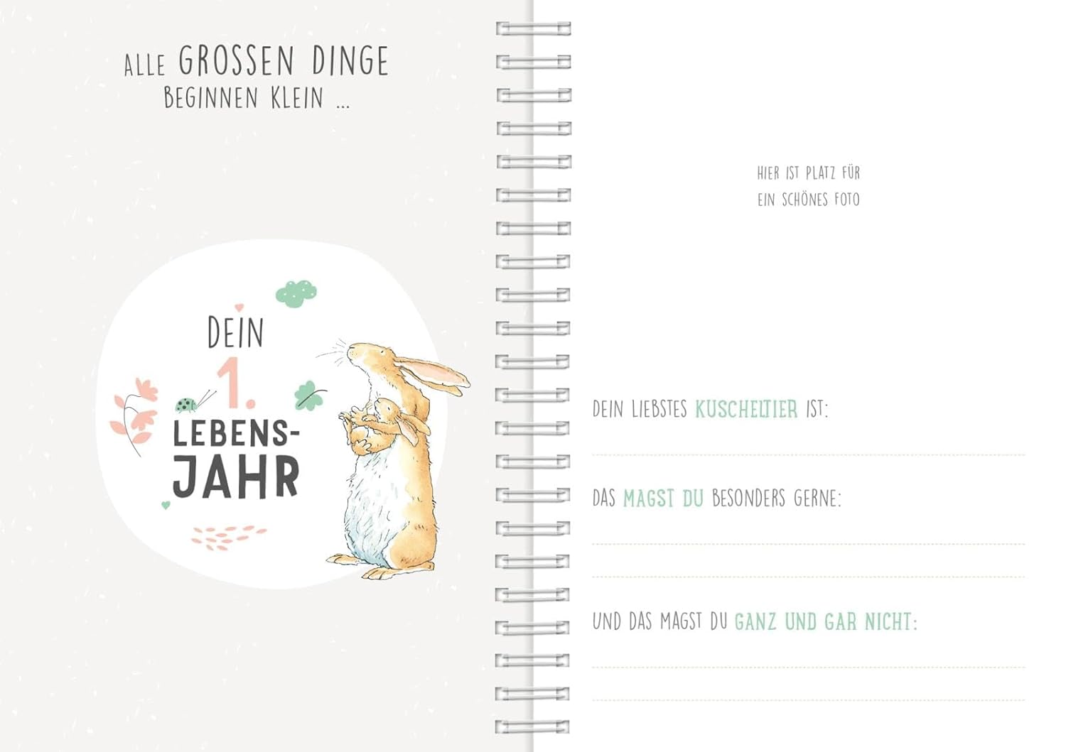 Erinnerungsalbum 'Weißt du eigentlich, wie lieb ich dich hab?' - Deine persönliche Geschichte