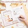 Babyalbum „Mein erstes Jahr" Boho Blumen – 84 Seiten, für Mädchen