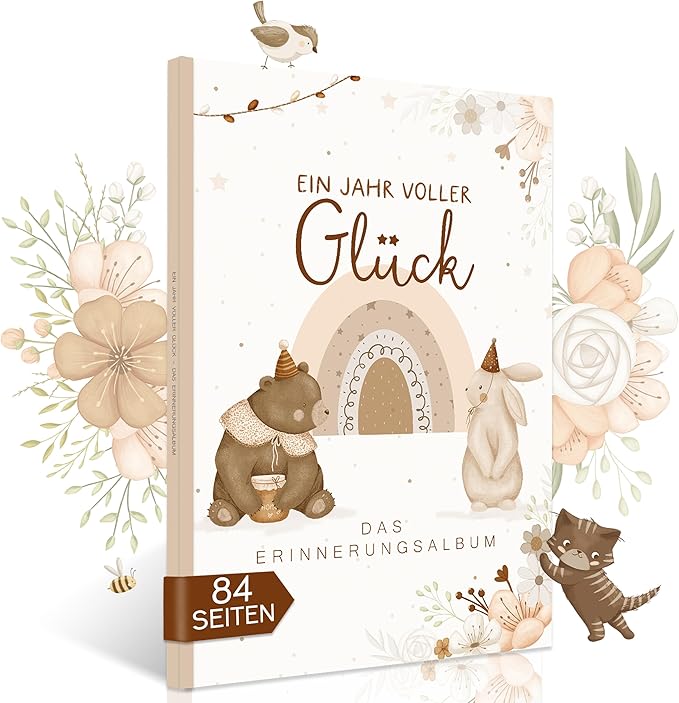 HIMMEL.HERZ.PAPIER Babyalbum „Mein erstes Jahr", DIN A4