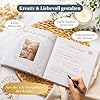 Eulentaler Babyalbum „Scandi" – Echtes Leinencover mit Goldprägung