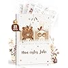 Babyalbum „Mein erstes Jahr" A4 – 88 Seiten, Boho, mit Stickern