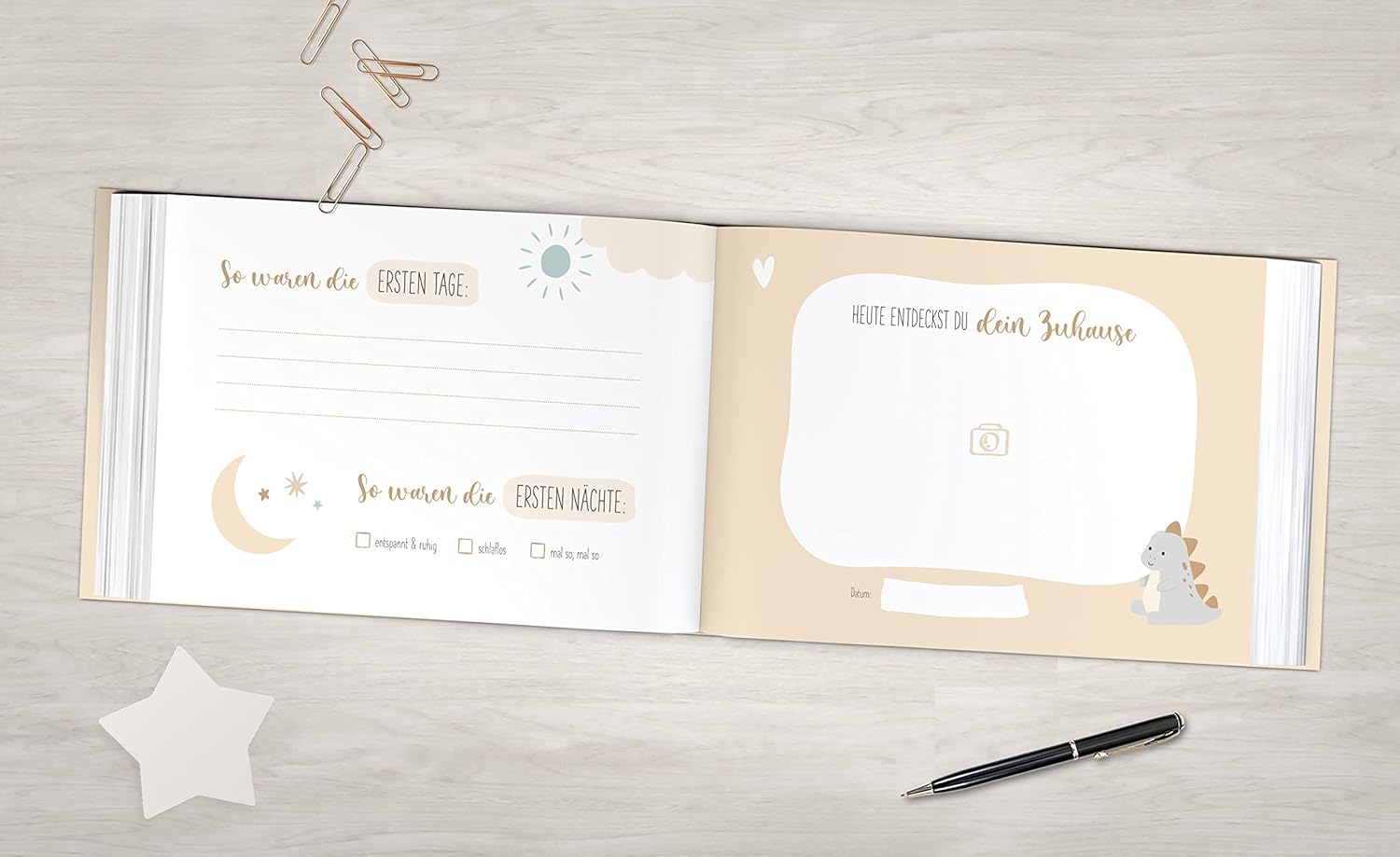 Personalisiertes Babyalbum – Mein erstes Jahr, 104 Seiten Personalisiertes Babyalbum – Mein erstes Jahr, 104 Seiten