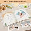 Babytagebuch „Mein erstes Jahr" Leinen mit Waldtieren – 88 Seiten & Abdruck-Set