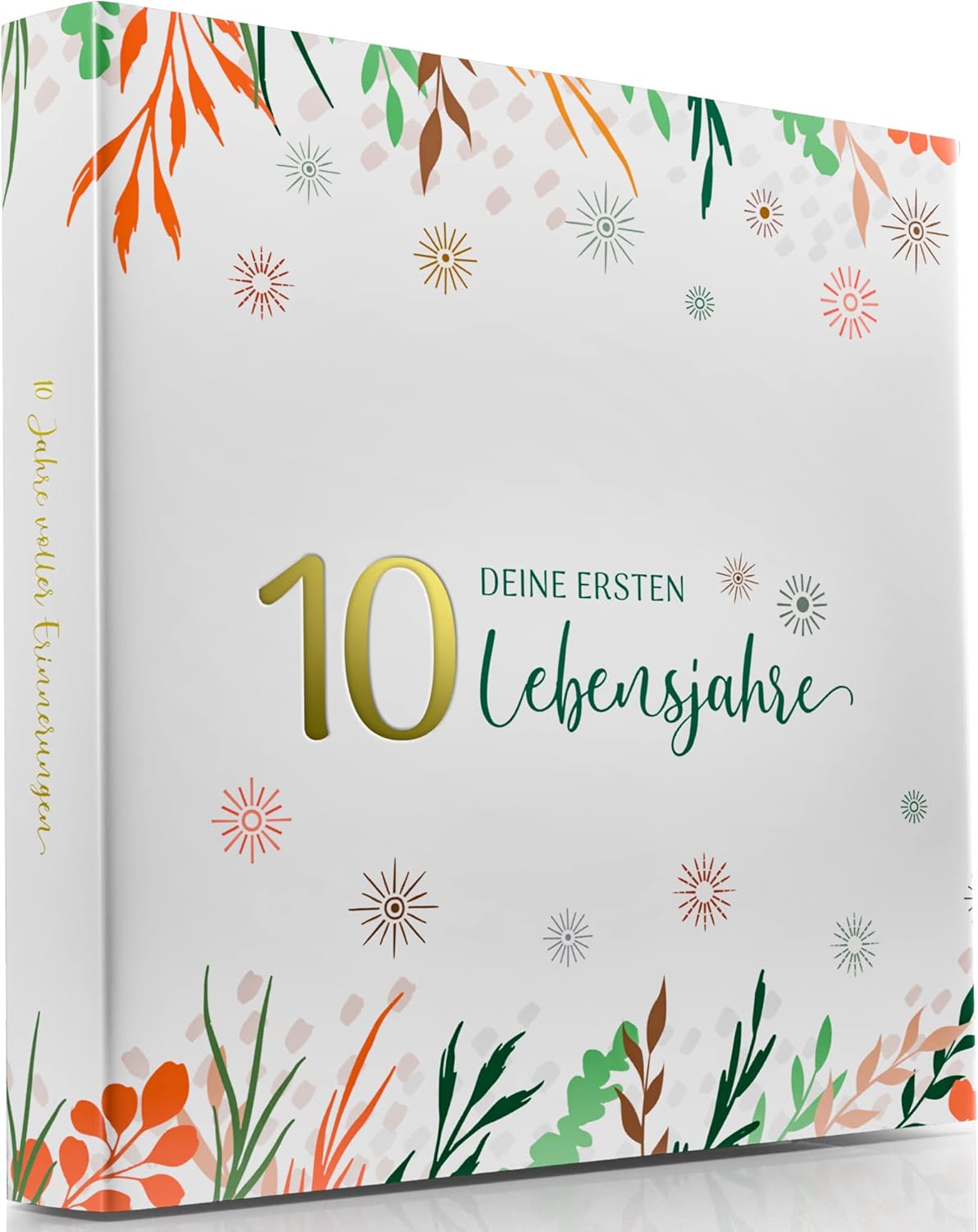 Hardcover Baby-Erinnerungsalbum - Deine ersten 10 Jahre