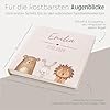 wunderwunsch Baby-Fotoalbum aus Leinen, personalisierbar – Tier-Motiv