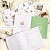 Lanpn „The Story of You" Babytagebuch (5 Jahre) – Leinen Rosa