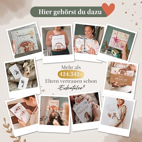 Eulentaler Babyalbum „Mein erstes Jahr" – DIN A4, geschlechtsneutral (Grün)