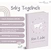mintkind Babyalbum „Dein erstes Lebensjahr" – A5 Rosa Flieder