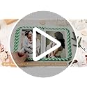 Lanpn Baby-Stofffotoalbum mit Beißring & Spiegel – 17 Fotos, Tier
