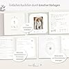 mintkind Babyalbum „Mein erstes Jahr" Beige Leinen – 176 Seiten & Sticker