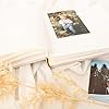 wunderwunsch Baby-Fotoalbum aus Leinen, personalisierbar – Tier-Motiv
