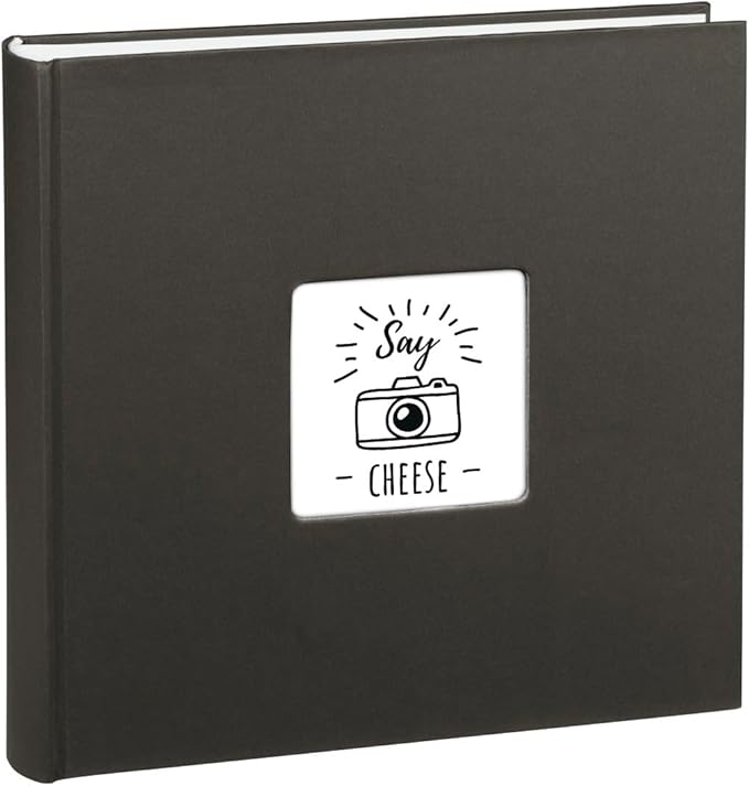 Hama Jumbo Fotoalbum 30×30 cm, 100 Seiten für 400 Fotos, schwarz