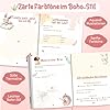 Babyalbum „Mein erstes Jahr" Boho Blumen – 84 Seiten, für Mädchen