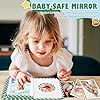 Lanpn Baby-Stofffotoalbum mit Beißring & Spiegel – 17 Fotos, Tier