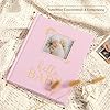 Lanpn Hello Baby Babytagebuch (5 Jahre), Leinen-Hardcover Rosa
