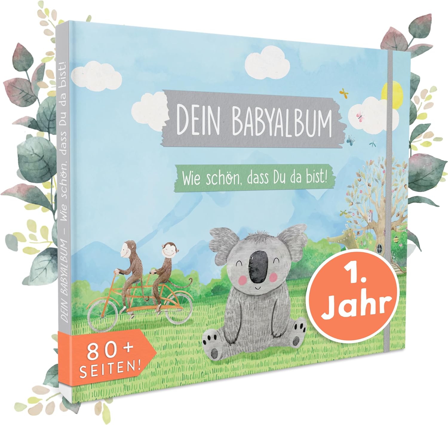 TWIVEE Babyalbum - Mein erstes Jahr - Unisex Erinnerungsbuch