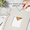 Vienrose Fotoalbum zum Selbstgestalten 28×20,5 cm – DIY Scrapbook, Leinen