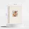 Vienrose Fotoalbum zum Selbstgestalten 28×20,5 cm – DIY Scrapbook, Leinen