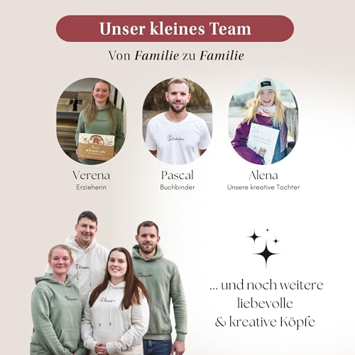 Eulentaler Sparset Rot – Babytagebuch, Meilensteinkarten & Abdruckset