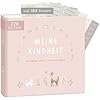 mintkind Erinnerungsalbum Kindheit Rosa (0–10 Jahre) mit Sticker-Set