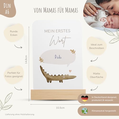 MeinBaby123 Meilensteinkarten „Dein erstes Jahr" – 50 Karten, Boho Beige