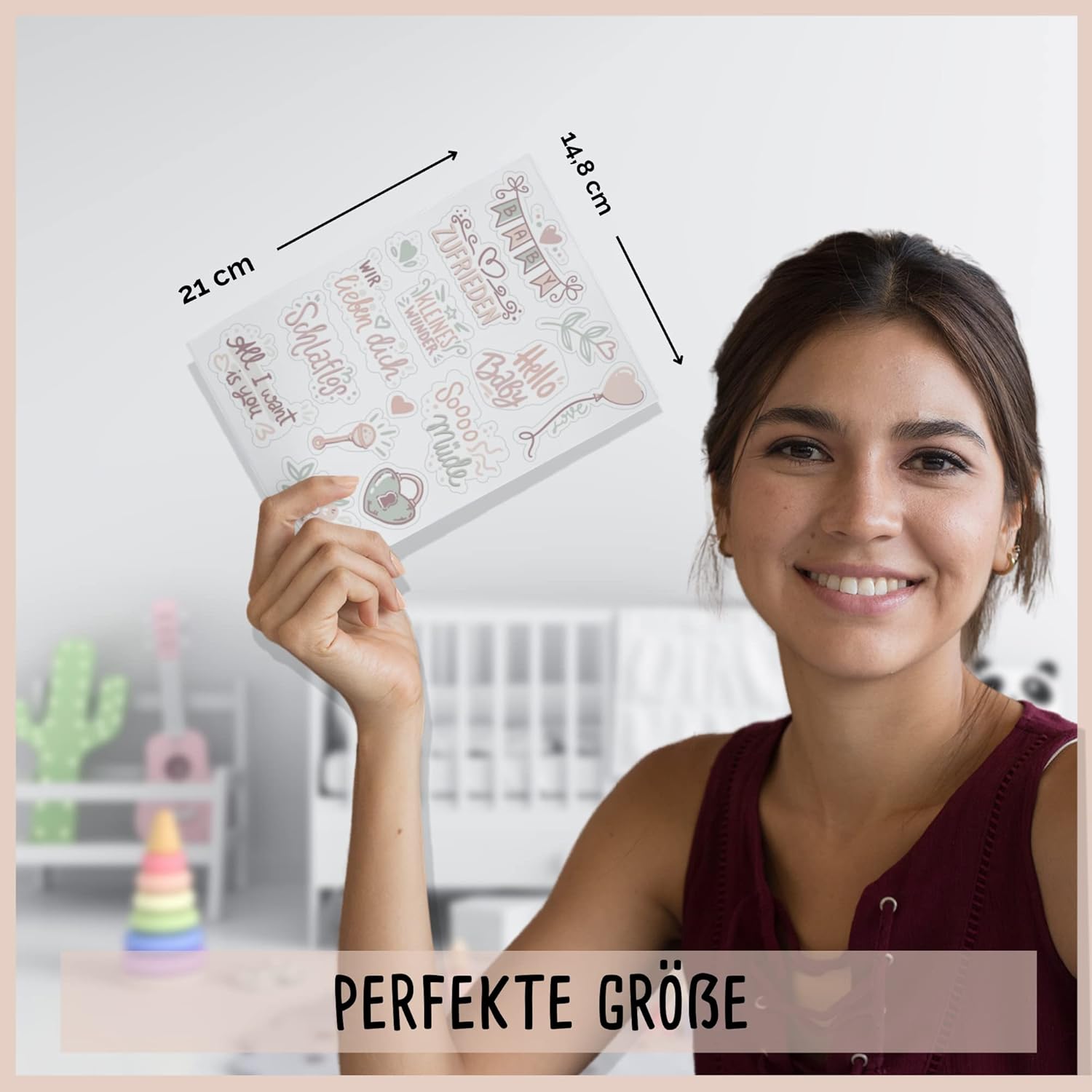 Sticker Baby by snaPmee - Aufkleber-Set mit 133 Motiven für Babyalben und Geschenke Sticker Baby by snaPmee - Aufkleber-Set mit 133 Motiven für Babyalben und Geschenke
