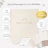 mintkind Babyalbum „Mein erstes Jahr" Beige Leinen – 176 Seiten & Sticker