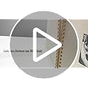 Vienrose Fotoalbum zum Selbstgestalten 20,5×20,5 cm – DIY Scrapbook, Leinen
