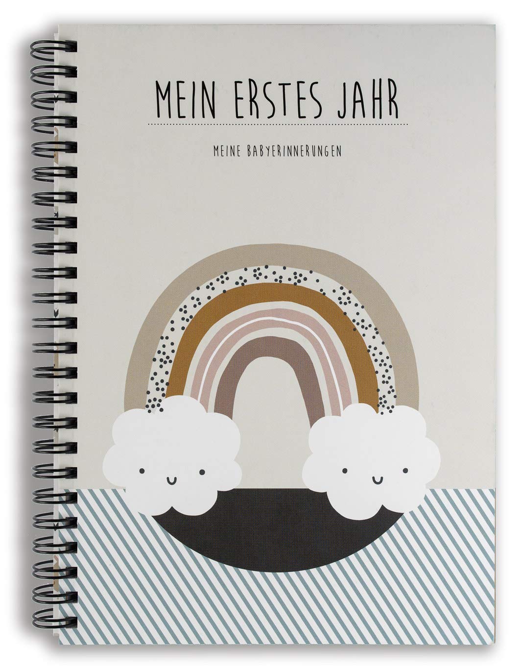Babyalbum „Mein erstes Jahr" zum Ausfüllen – Doppelseite pro Monat