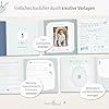 mintkind Babyalbum „Mein erstes Jahr" Wal Blau – 176 Seiten & Sticker