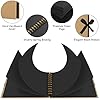 Aolso DIY-Fotoalbum Gelb – 30 schwarze Seiten, Scrapbook-Set